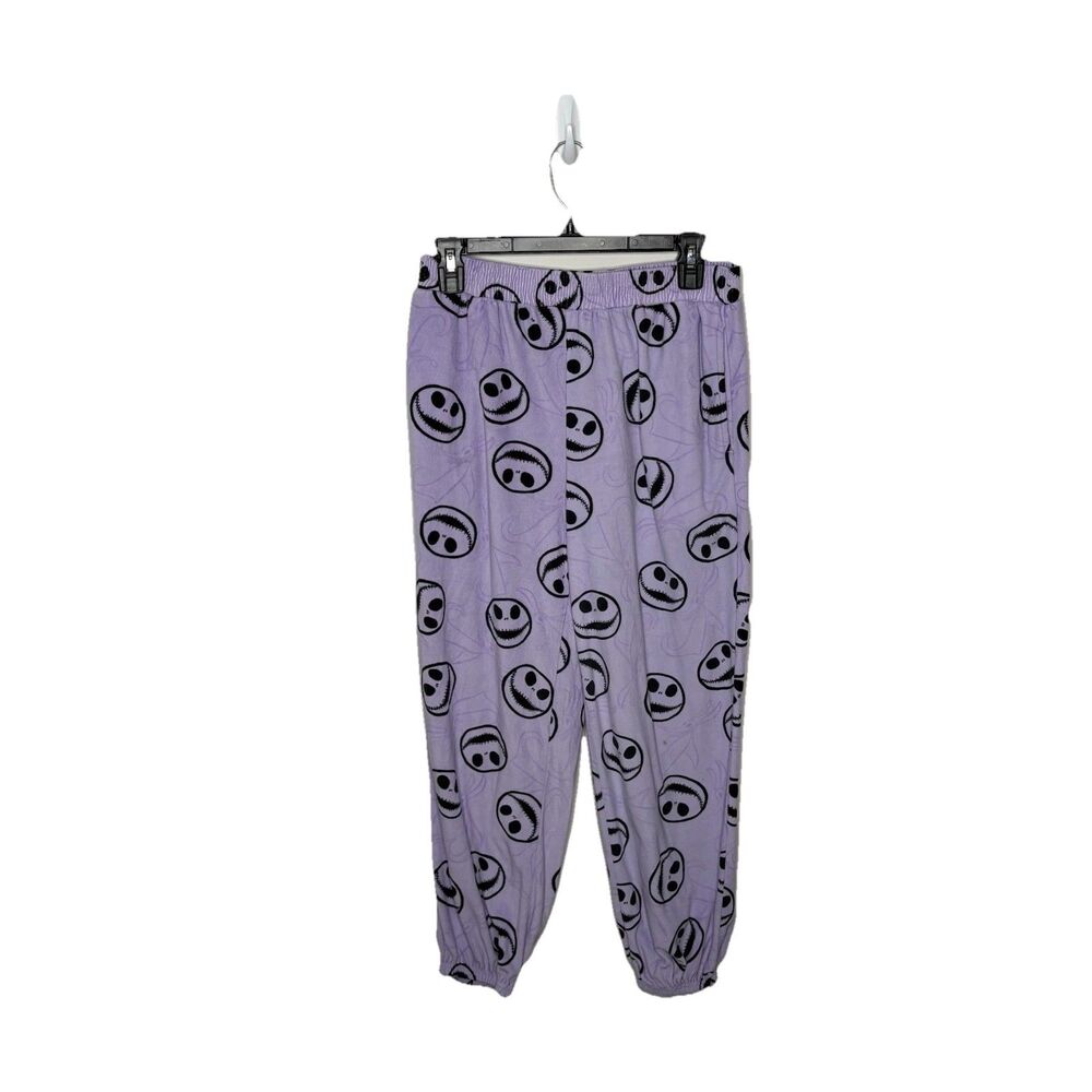 Disney Nightmare Before Christmas Jack Skellington Purple Pajama Pants Small